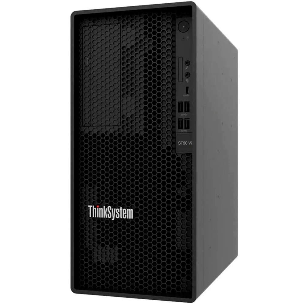 Servidor Lenovo Thinkserver St50 V2 Intel Xeon E-2324g 3.1ghz 16gb 2tb - 7D8JA04CBR