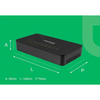 Switch 08 Portas Fast Ethernet 10/100 Mbps Intelbras S1108F - 4760117