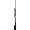 Cabo Enrolado Aviator Para Teclado Usb-A x Usb-C Akko V2 Macaw Amarelo e Azul