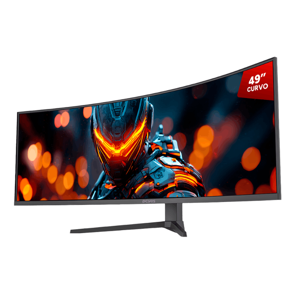 Monitor Gamer Curvo Led 49 Pols PCYes ZMax Z49C DQHD 120Hz 1Ms Hdmi Displayport Usb Tipo C Preto -  PMGZ49C144BV
