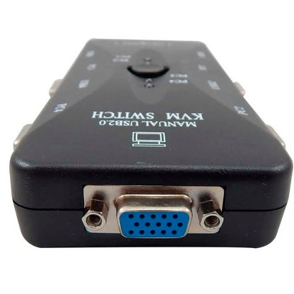 Switch Kvm Vga 4 Portas Lelong - 2.0 Kvm Switch - LE-5553