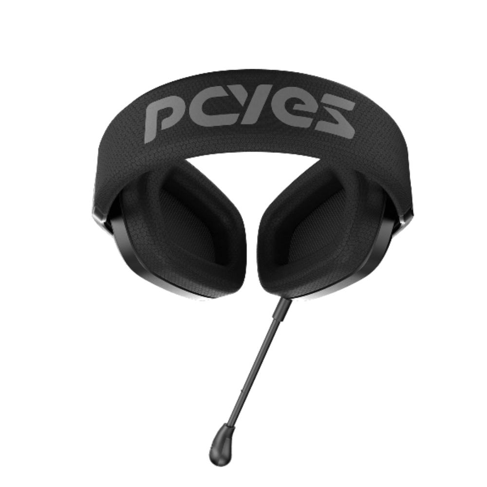 Headset Gamer PCYes Nyra Black Mic Destacável C/ Cabo P2 3,5mm - HGNYBV