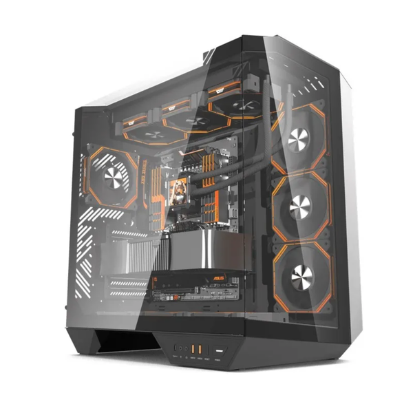 Gabinete Gamer Darkflash Atx DY470 Preto Com Lateral e Frente em Vidro Temperado ARGB - DY470 ARGB Black