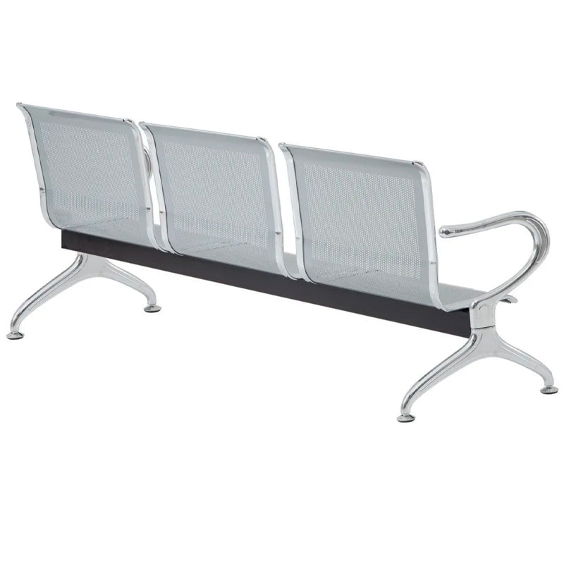 Banco Longarina em Aluminio 3 lugares