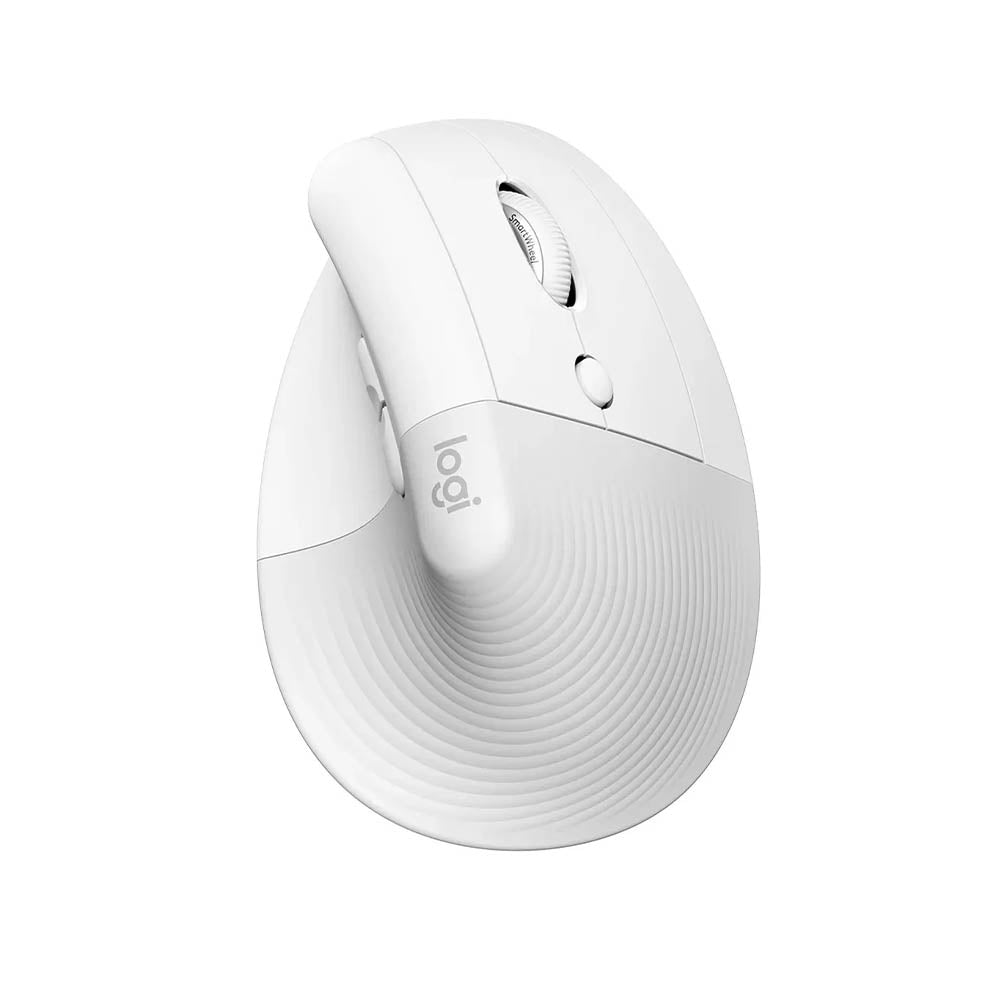 Mouse Ergonomico Sem Fio Logitech Lift Vertical Usb Branco Wireless / Bluetooth - 910-006469 Truedata