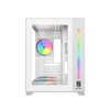 Gabinete Gamer New Hero Majesty Mid Tower C/ Vidro Temperado Branco - 18731