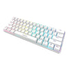 Teclado Gamer Mecanico Gamdias Hermes E3 RGB Switch Brown Branco - HERMES E3 RGB(US/BROWN/WH)