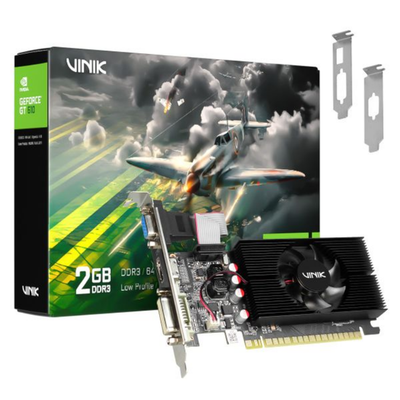 Placa De Video 2Gb GT 610 Gddr3 Vinik Nvidia Geforce 64bits Low Profile Hdmi Dvi Vga - GPUVK6102GBLP