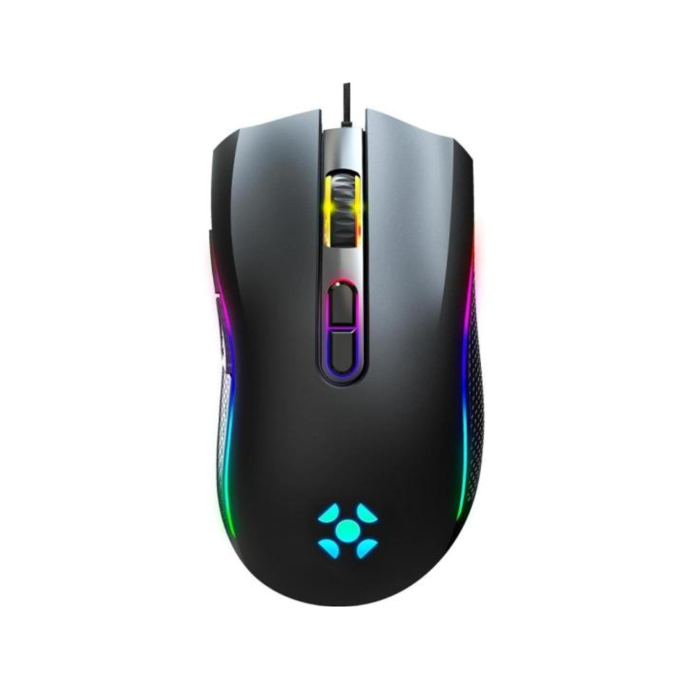 Mouse Gamer Usb Fortrek Black Hawk Rgb 7200 Dpi Preto - 75682