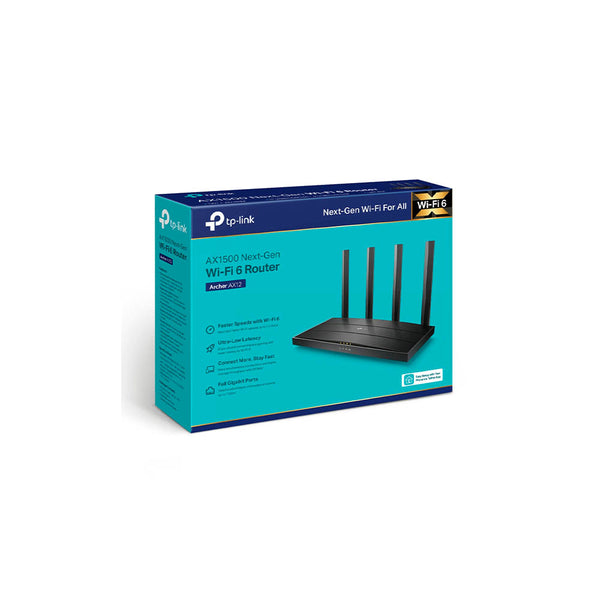 Roteador Wireless Tp-Link AX1500 Wi-fi 6 Dual Band 1500Mbps - Archer AX12
