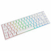 Teclado Gamer Mecanico Akko 3068B Plus White Switch Akko Orange RGB Branco