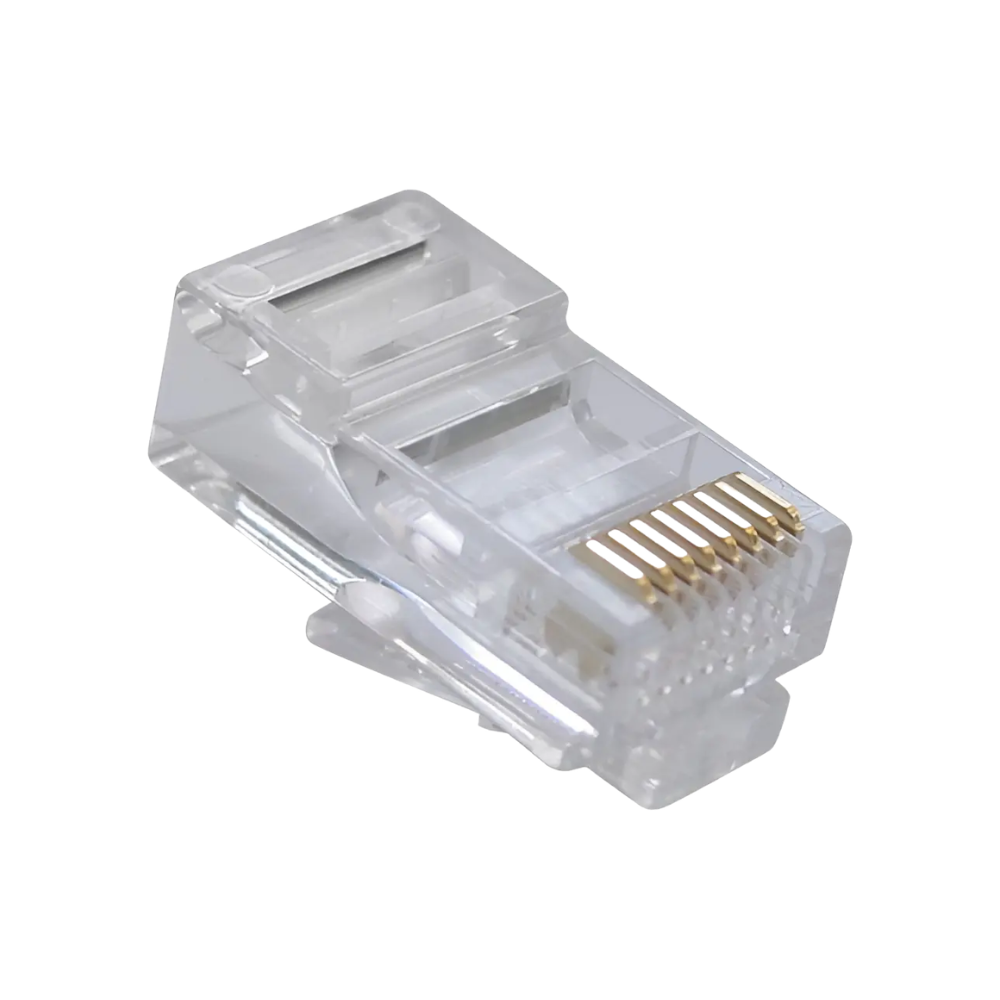 Conector Macho RJ45 De Passagem Cat 6 Sohoplus - Kit C/ 500 - 35050297