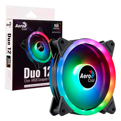 Cooler Fan Para Gabinete Aerocool Duo 12 ARGB 120mm - 73855