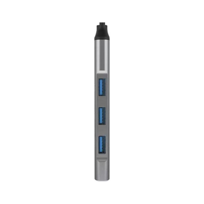 Hub Adaptador Fortrek Com 4 Portas USB-C Preto - 85970
