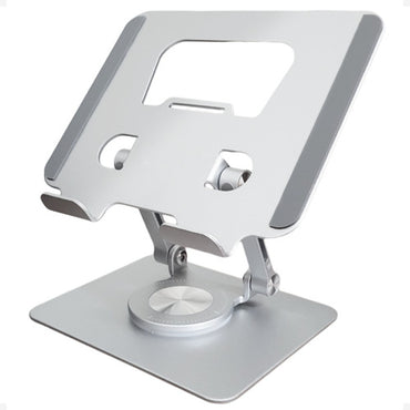 Suporte de Mesa Retratil Para Tablet em Metal com Rotação