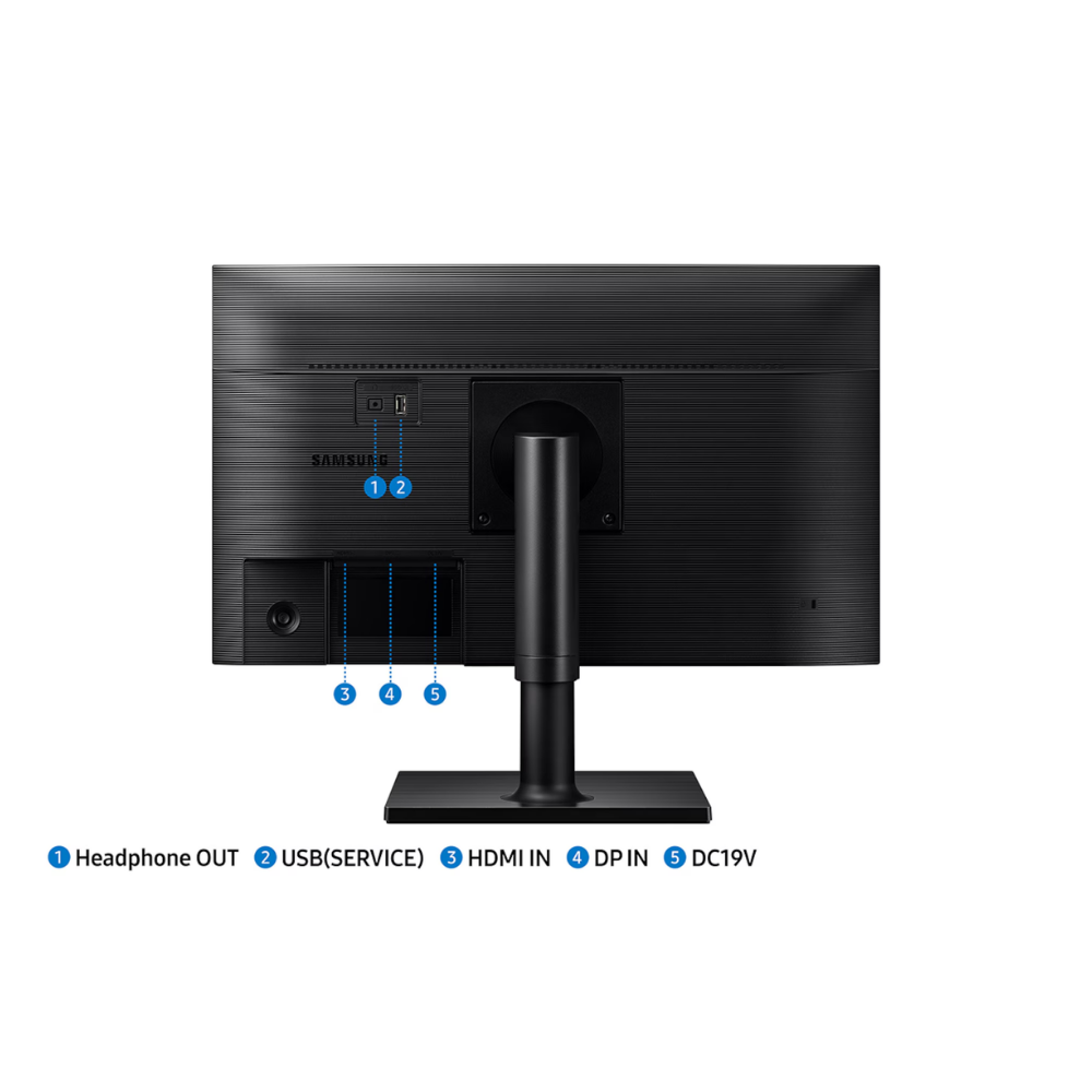 Monitor Gamer Led 24 Pols Samsung Odyssey G30 Full Hd 1920 x 1080 144Hz Hdmi/Displayport 1ms - LS24BG300ELMZD
