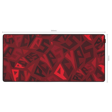 Mousepad Gamer PCYes Signature Extended Red Magma Limited 900X420mm - PMS90X42RM