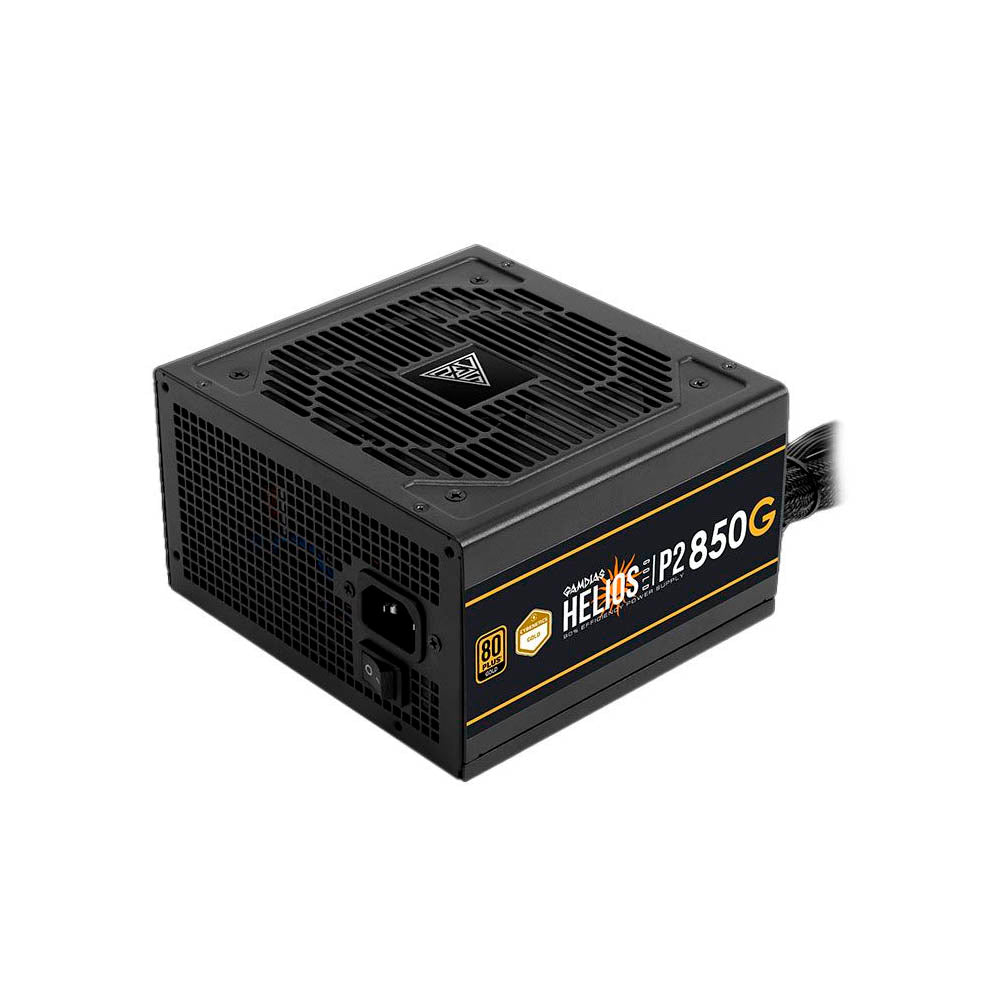 Fonte Real Atx 850w Gamdias Helios 80 Plus Gold PFC Ativo Pcie 5.0 Atx 3.0 - HELIOS P2-850G