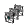 Kit c/ 3 Cooler Fan para Gabinete Iceberg Thermal IceGale Xtra 120mm Preto e Cinza