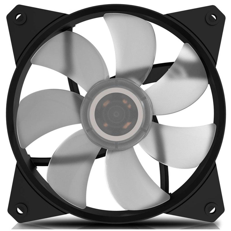 Cooler Fan para Gabinete Cooler Master Masterfan MF120L Led Branco - R4-C1DS-12FW-R1