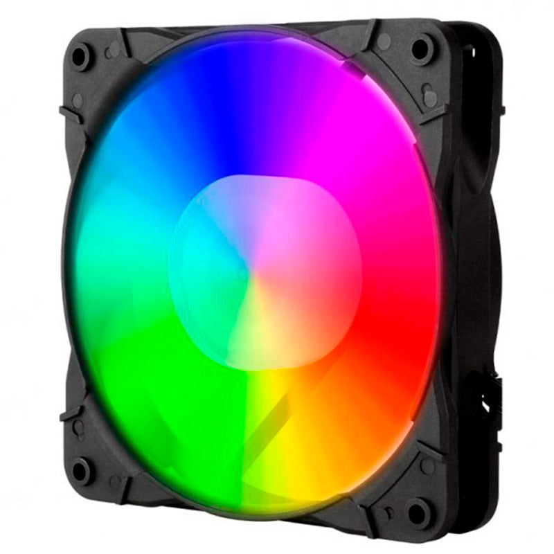 Kit c/ 3 Cooler Fan RGB para Gabinete Redragon C/ Controlador 06 Pinos 120x25mm - GC-F007