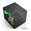 Gabinete Gamer C3Tech Aquarius Mid Tower C/ Lateral em Vidro Temperado S/ Fonte Preto - MT-G710BK