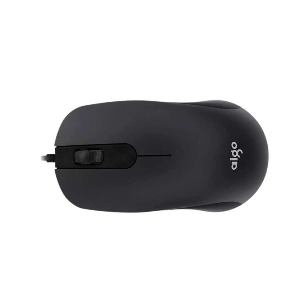 Mouse Aigo Óptico USB Q21 3D Preto - Q21