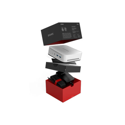 Mini Computador PcYes b300 Intel I5-1235U 3.3Ghz 8gb Ssd 256gb Nvme Wi-fi Bluetooth Branco - 336088