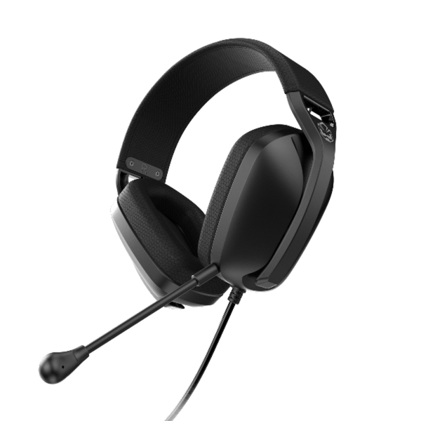 Headset Gamer PCYes Nyra Black Mic Destacável C/ Cabo P2 3,5mm - HGNYBV