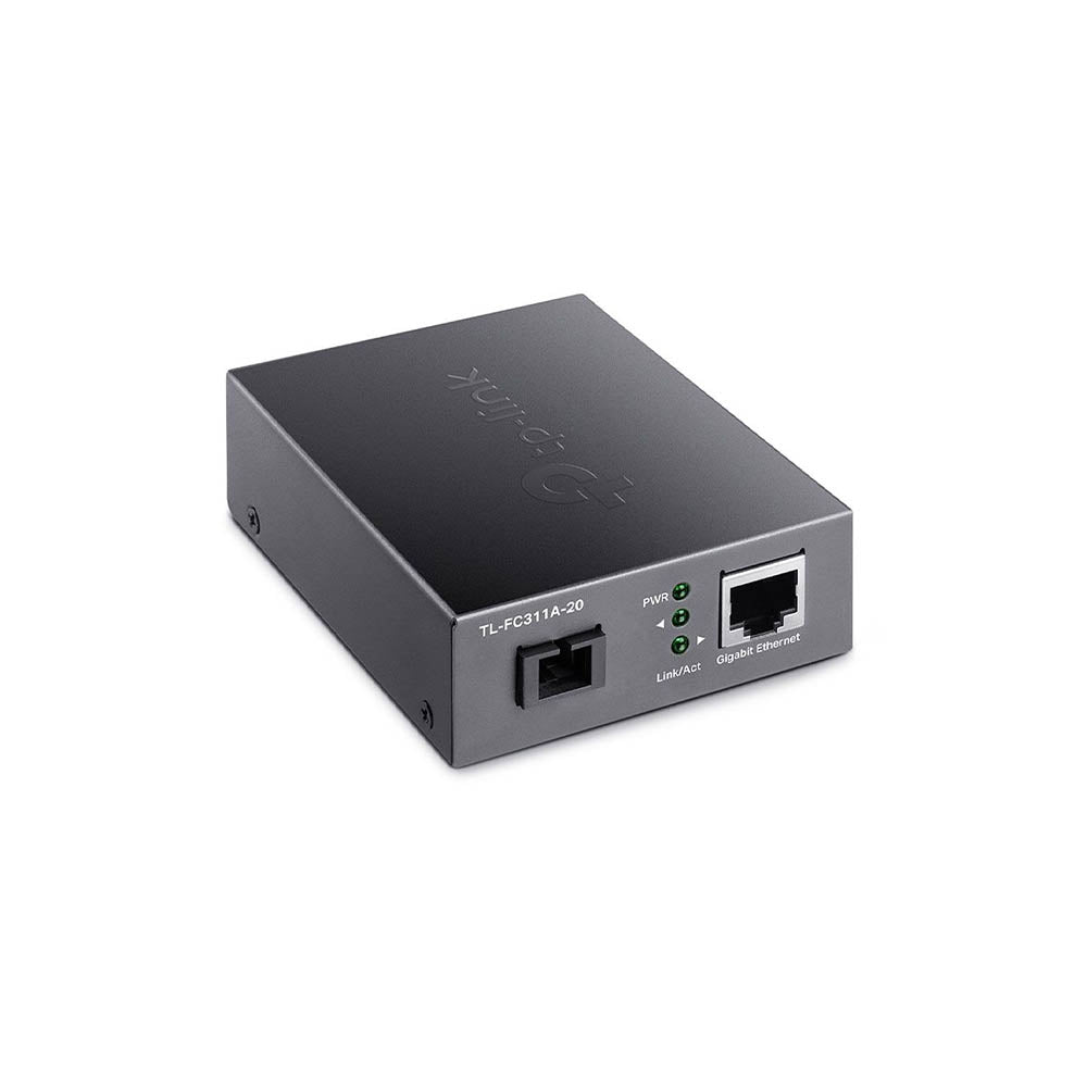 Conversor de Midia WDM Tp-Link Gigabit Monomodo - TL-FC311A-20 Truedata