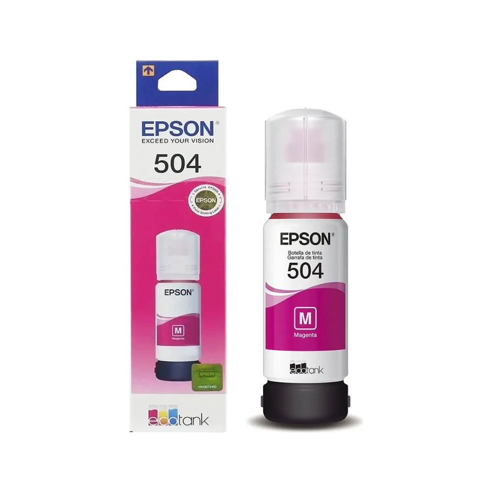 Refil De Tinta Epson T504320 65ml - Magenta - P/ L4150 L4160 L6171 L6161 L6191