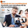 Microfone Sem Fio Wireless Lapela Tipo C Basike a Prova de Vento C/ 2 Microfones e Base de Carregamento