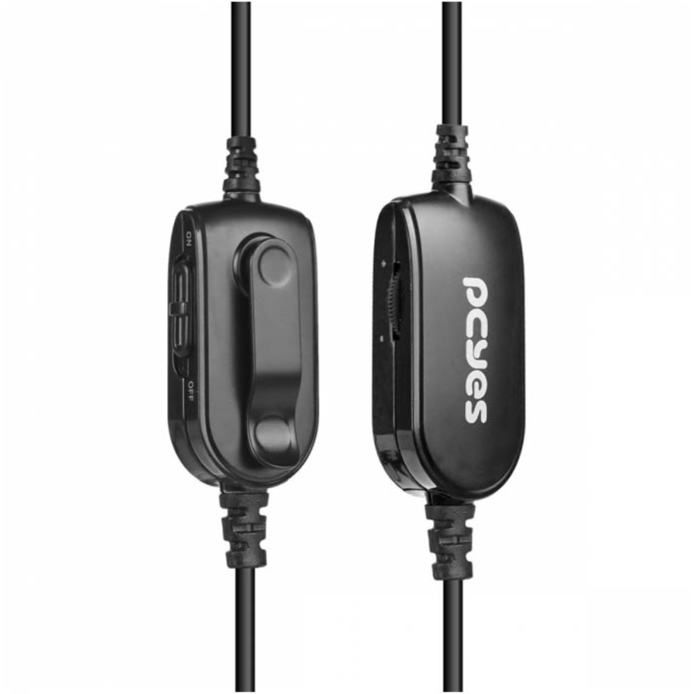 Headset PCYes Office HB300 Driver 30mm P2/P3 Preto - PHB300