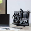 Suporte Organizador de Mesa Customizável Preto PCYes - SO-DA06P