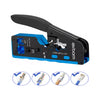 Alicate De Crimpagem Rapida RJ45 / RJ12 / RJ11 Vazado Profissional