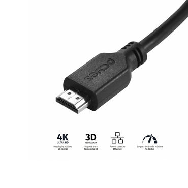 Cabo Hdmi 1mt 4k PCYes - PHM20-1