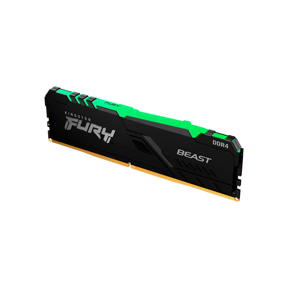 Memoria para Desktop DDR4 16gb 3200mhz Kingston Fury Beast RGB - KF432C16BB2A/16