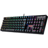 Teclado Gamer Mecanico Redragon Mitra Preto C/ RGB Switch Outemu Brown - K551RGB-1
