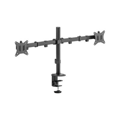 Suporte de Mesa Articulado Para Dois Monitores Fortrek 17