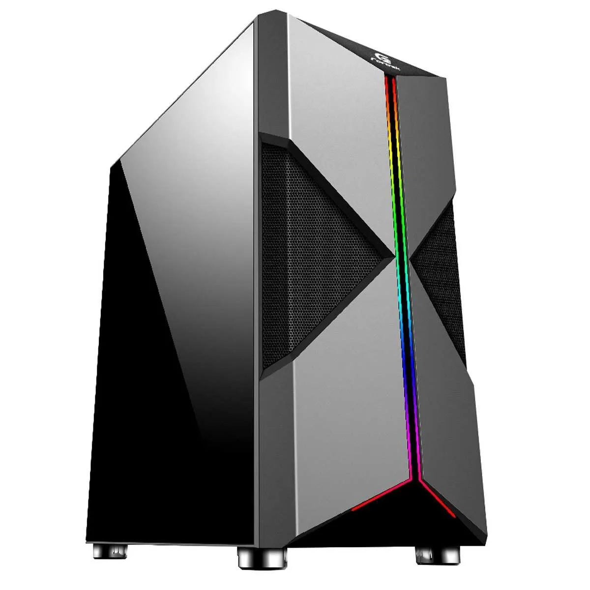 Gabinete Gamer Fortrek Mid Tower Holt Rgb Com lateral em Acrilico - Pn 70571