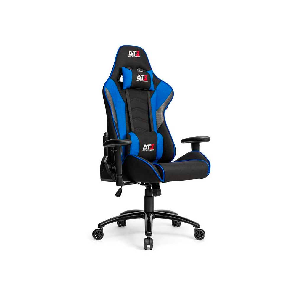 Cadeira Gamer DT3 Sports Elise Fabric com Encosto Reclinável Preta/Azul - 12193-6