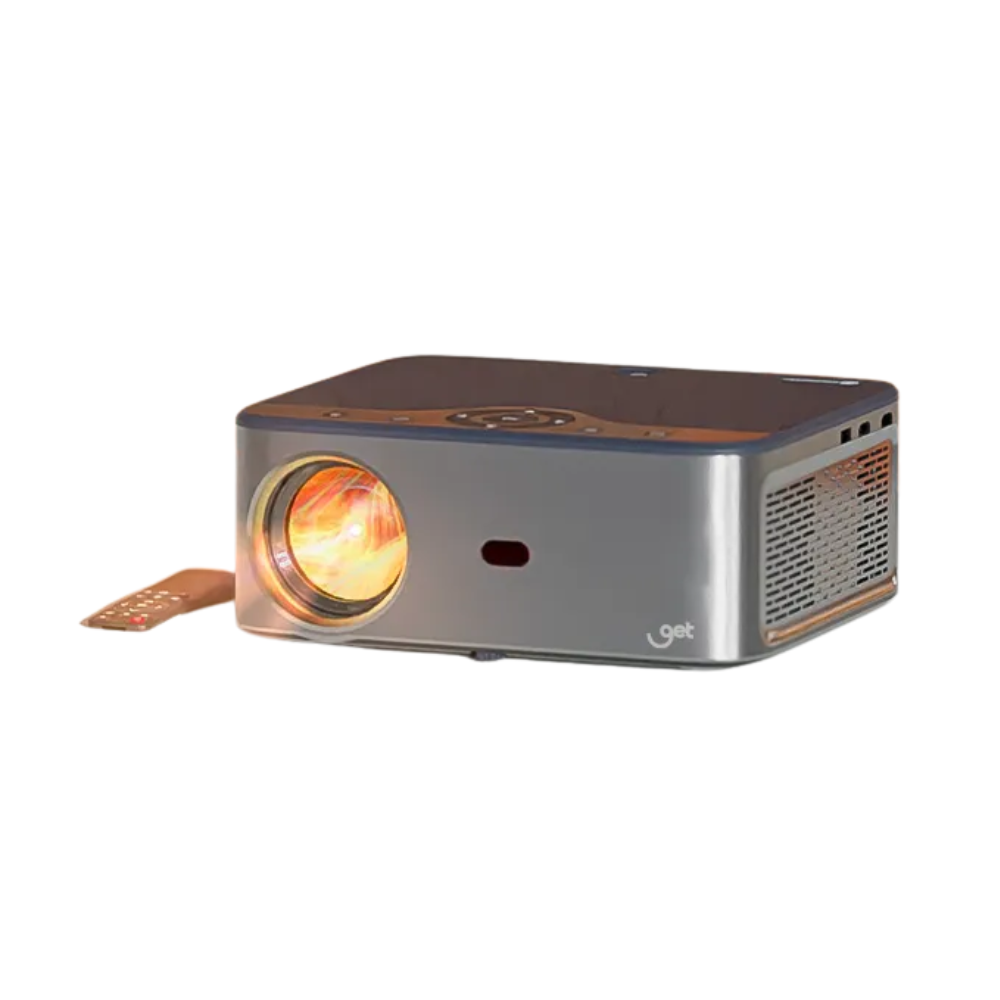Projetor Smart GET Vision  Full HD 7000 Lumens Android 12 C/ Alto Falante LED 2x HDMI Usb Wi-Fi 250 Pols - 72499