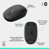 Kit Teclado E Mouse Sem Fio Bluetooth Compacto Logitech Mk250 Cinza - 920-013516