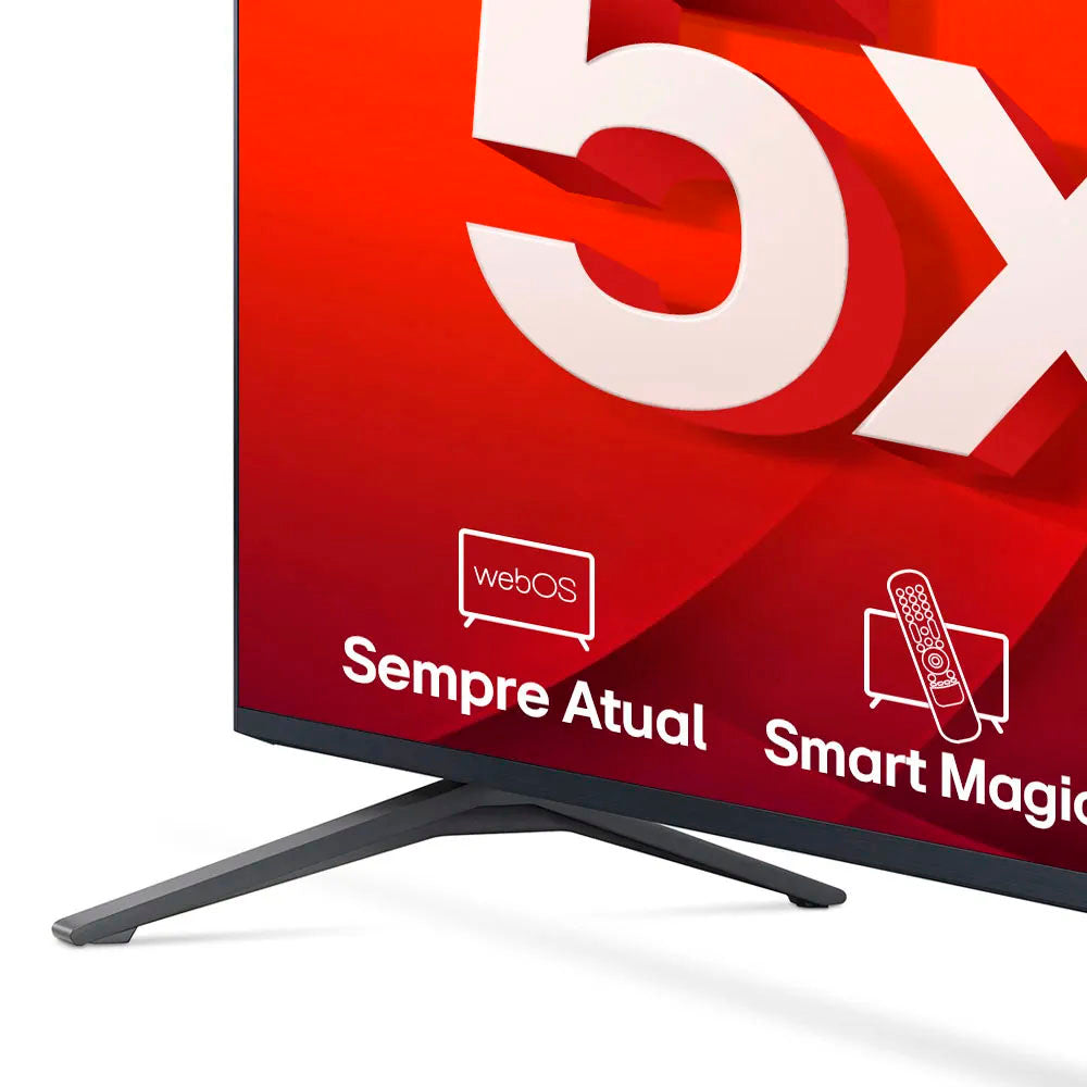 Smart TV Led LG 55" UHD 4K Wi-fi Bluetooth USB HDMI Thinq AI WebOS - 55UR8750PSA