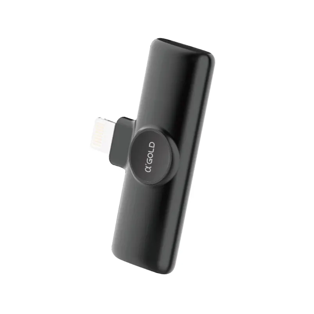 Microfone Sem Fio Wireless Lapela Lightning aGold - MCF-02
