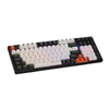 Teclado Mecanico Gamer New Hero Arkana Usb Branco e Cinza Rgb Rainbow Switch Blue - 18725
