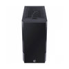 Gabinete Gamer PCYes Mid Tower Gravity Preto Com Lateral Invertida em Vidro Temperado C/ 2 Fans RGB - GRPTRGB1FV