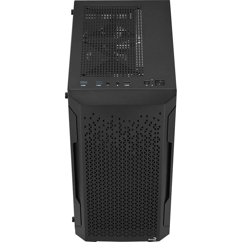 Gabinete Gamer Aerocool Mini Trinity Com lateral em Vidro Temperado Preto - 73880