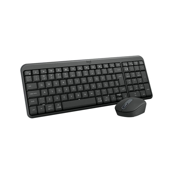 Kit Teclado E Mouse Sem Fio Bluetooth Compacto Logitech Mk250 Cinza - 920-013516