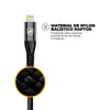 Cabo de Dados USB Tipo C P/ Lightning Iphone 1,0m GShield Raptor Preto - GS-9021